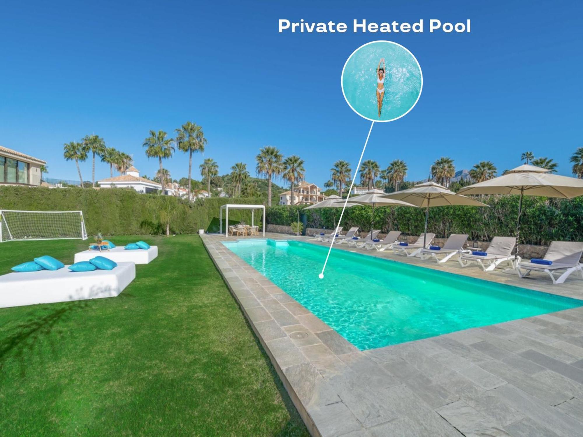 Villa Vacation I Milka, Frontline Golf, Giant Private Heated Pool, Close To High-end Restaurants, 8min Puerto Banus, Cine Marbella