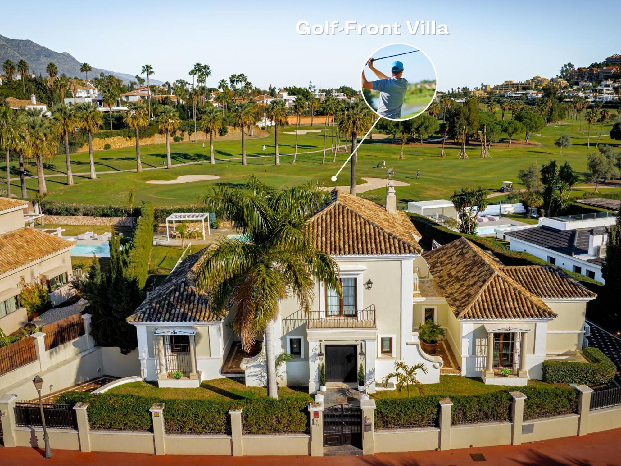 Villa Vacation I Milka, Frontline Golf, Giant Private Heated Pool, Close To High-end Restaurants, 8min Puerto Banus, Cine